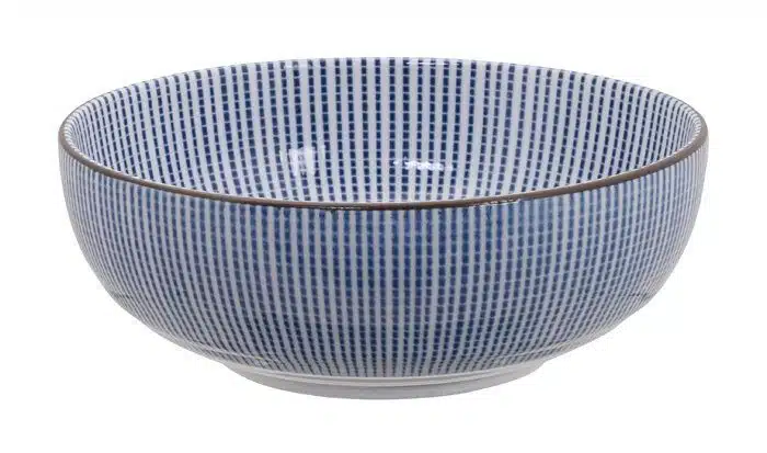Blue / White Bowl - Sendan Tokusa - 15 x 5,5 cm 600 ml