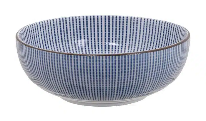 Blue / White Bowl - Sendan Tokusa - 15 x 5,5 cm 600 ml