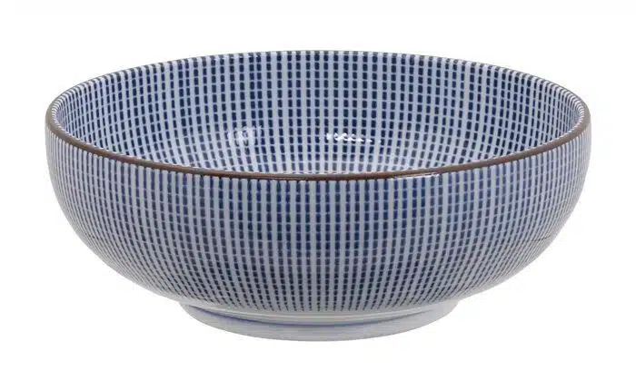 Blue / White Bowl - Sendan Tokusa - 14 x 5 cm 500 ml