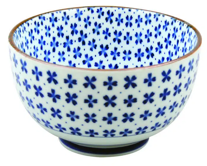 Blue / White Bowl - Mixed Bowls - 12,7 x 7,5 cm 500 ml