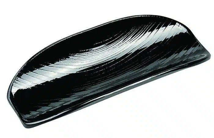 Black towel sheet - Lacquerware - 16,5 x 7 cm