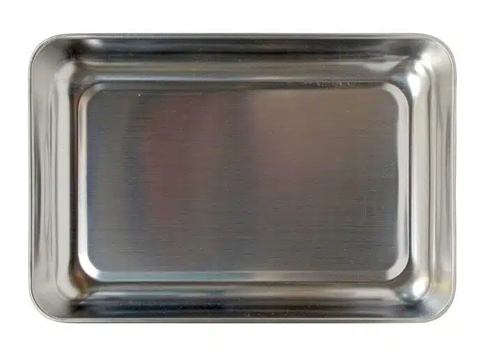 Stainless steel cooking vessel - 21 x 14,5 x 3 cm