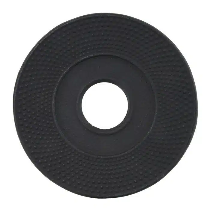 Black teapot saucer made of cast iron - 14cm