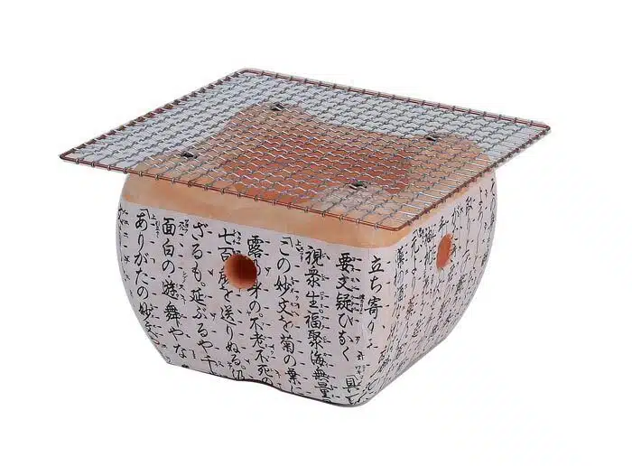 Konro grill without mesh - 18 x 18 x 13 cm