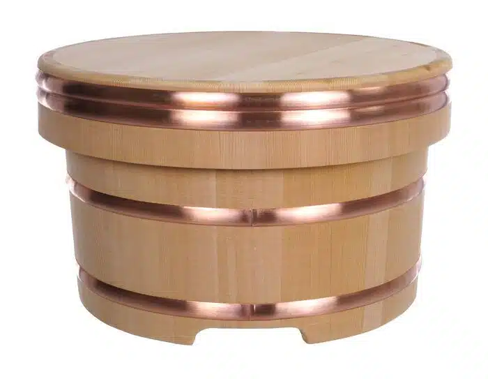 Wooden Edobitsu rice holder - wooden dishes - 30 x 18.5 cm