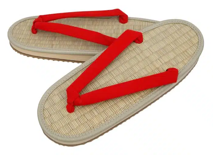 Red KY Zori Flip Flops - 36/37