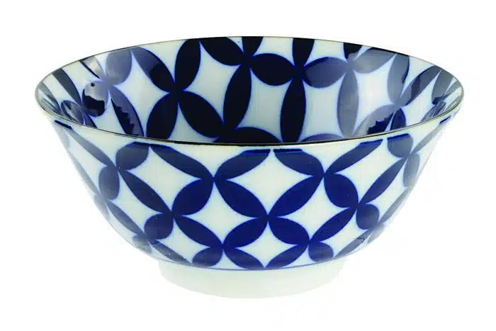 Blue / White Bowl - Mixed Bowls - 14.8 x 6.8 cm 500 ml