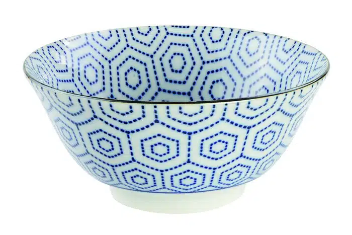 Blue / White Bowl - Mixed Bowls - 14.8 x 6.8 cm 500 ml