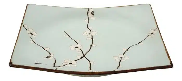 Mint Green Square Plate - Soshun - 22,9 x 22,9 cm