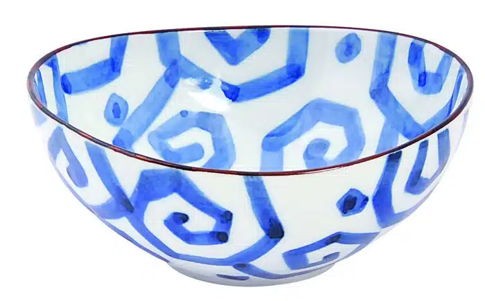 Blue / White Bowl - Mixed Bowls - 16 x 7 cm 500 ml
