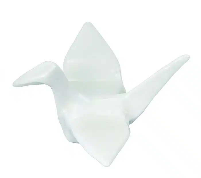 White Chopsticks Holder Crane - White Series