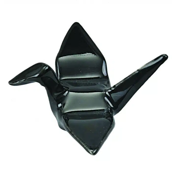 Black Chopsticks Holder Crane - Black Series