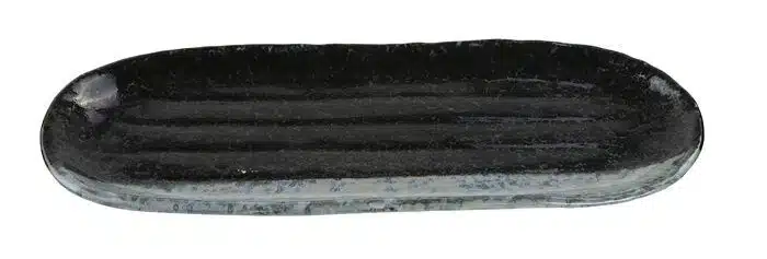 Black / Gray Plate - Large Plate - 28 x 11.3 cm