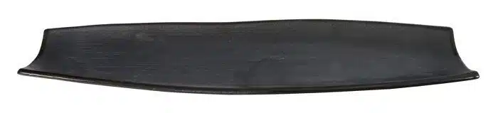 Black rectangular plate - Tajimi - 50 x 12.5 x 2 cm
