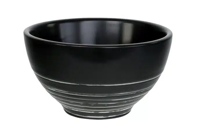 Black / White Bowl - Black Maru - 10 x 5 cm 200 ml