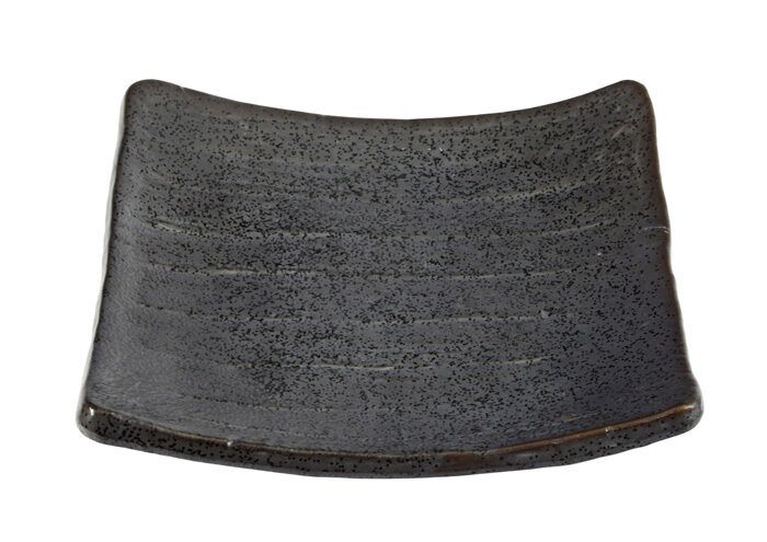 Black Square Plate - Large Plate - 16 x 16 cm