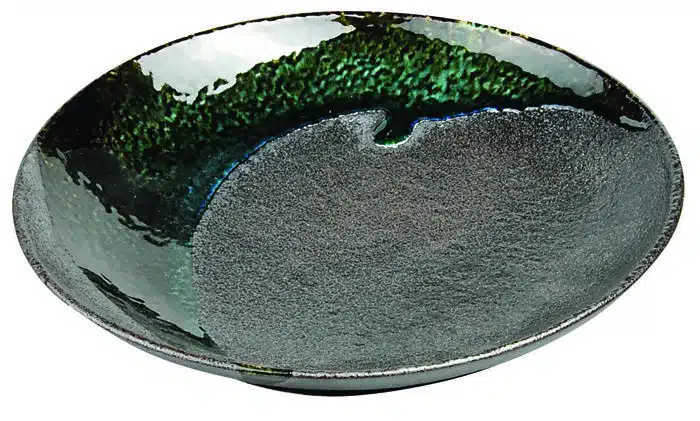Green / Gray Plate - Green-Gray Series - 26 cm