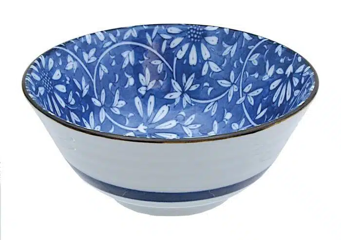 Blue / White Bowl - Mixed Bowls - 15 x 6.5 cm 450 ml
