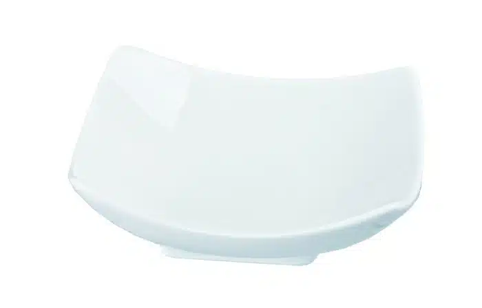 White Square Plate - White Series - 9.2 x 9.2 x 3 cm