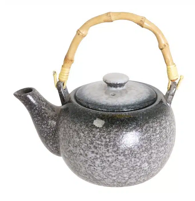 Gray / White Teapot - Tajimi - 600ml