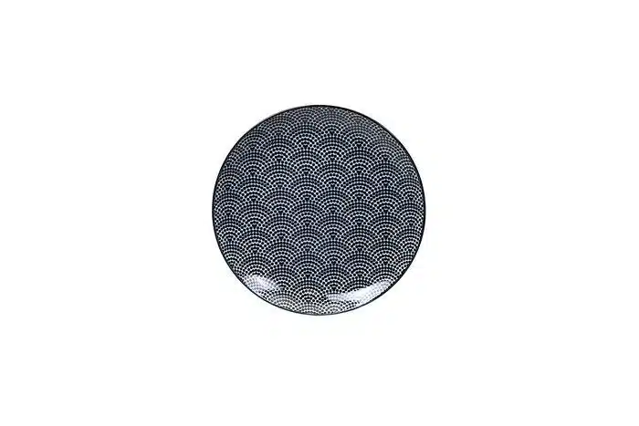 Black / White Plate Dots - Nippon Black - 20,6 x 2,2 cm