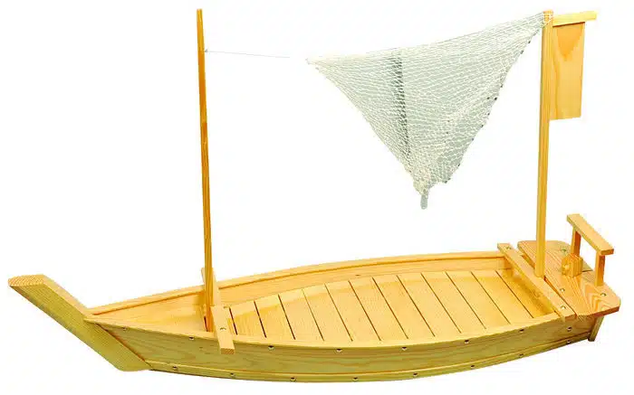 Wooden sushi boat - wooden goods - 120 x 38 cm