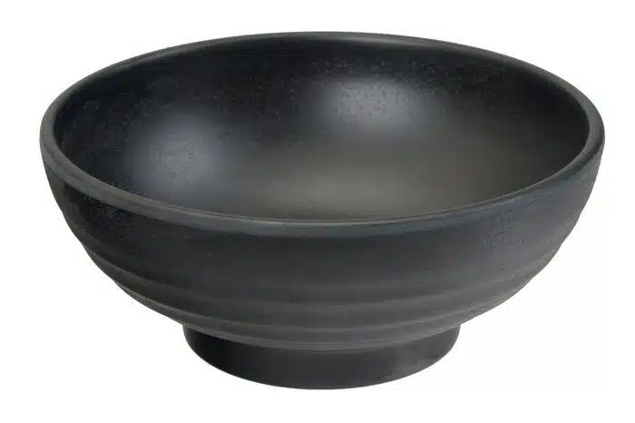 Black Bowl - Melamine - 19 x 8 cm 850 ml