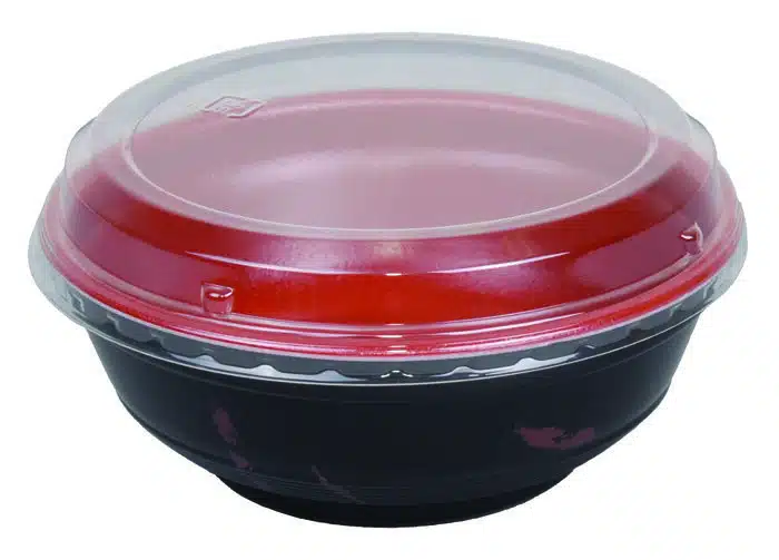 Transparent lid for the reusable bowl