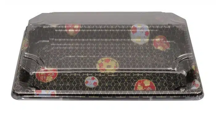 Plastic disposable plate for the ST-4 - 18,6 x 13 x 2 cm (packed per 50)