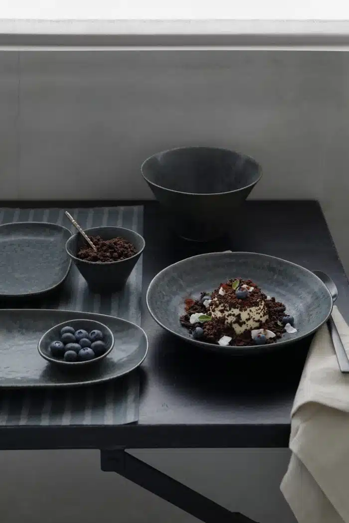 Matte Black Bowl - Onyx Noir - 13 x 8 cm 600 ml - Image 3