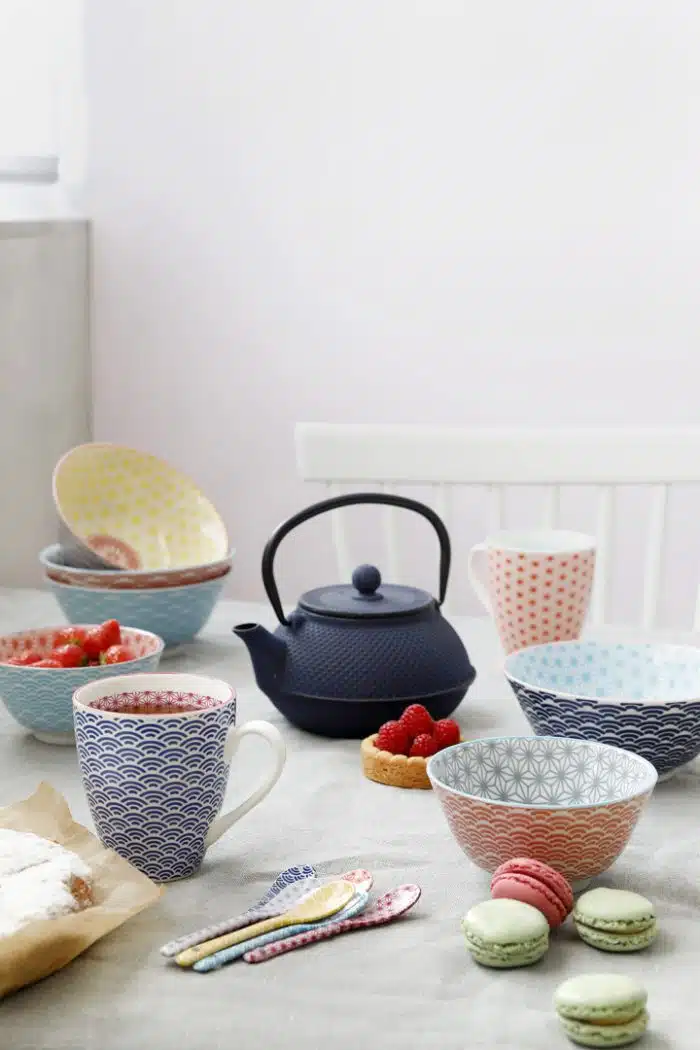 Star / Wave cup set 4 pieces 8.5x10.2cm 380ml - Image 2