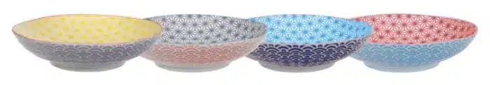 Star/Wave - Plate set - 21x5.2cm - 4pcs