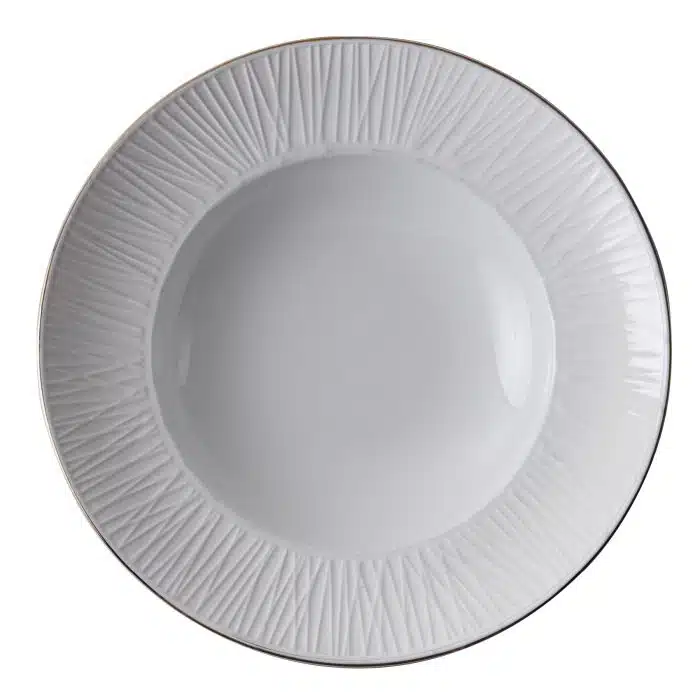 Tokyo Design Studio - Nippon White - Deep Plate Lines - 21cm 160ml