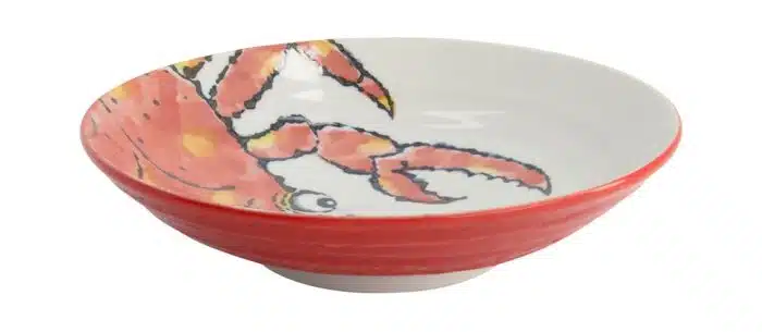 Tokyo Design Studio - Sea Food - Deep Plate - Red- Crab
