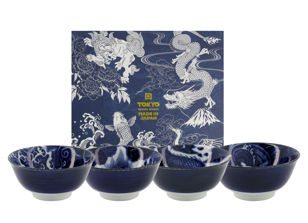 Tokyo Design Studio - Japonism - Bowl Set - 14.7x6.9cm - 550ml ⋆ The  Oriental Shop
