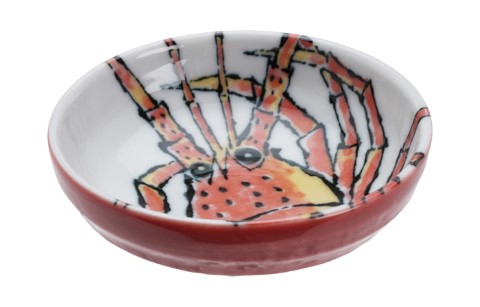 Seafood Dish 9.5x3cm 150ml Crab Red