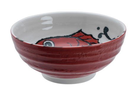 Seafood Noodle Bowl 18.5x8.2cm 1200ml Snapper Red