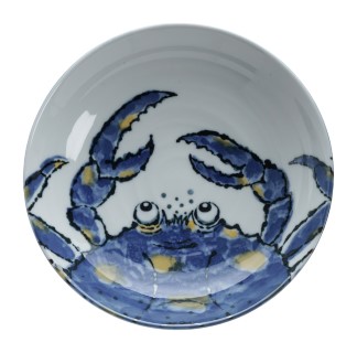 Seafood Noodle Bowl 18.5x8.2cm 1200ml Crab Blue