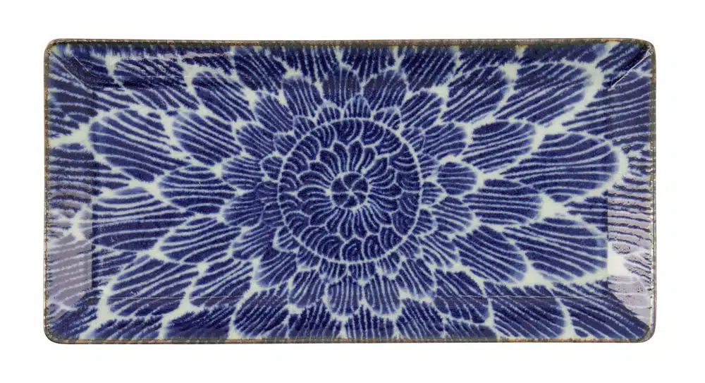 Tokyo Design Studio - Ohuke Dahlia - Rectangular Plate - 23x11cm