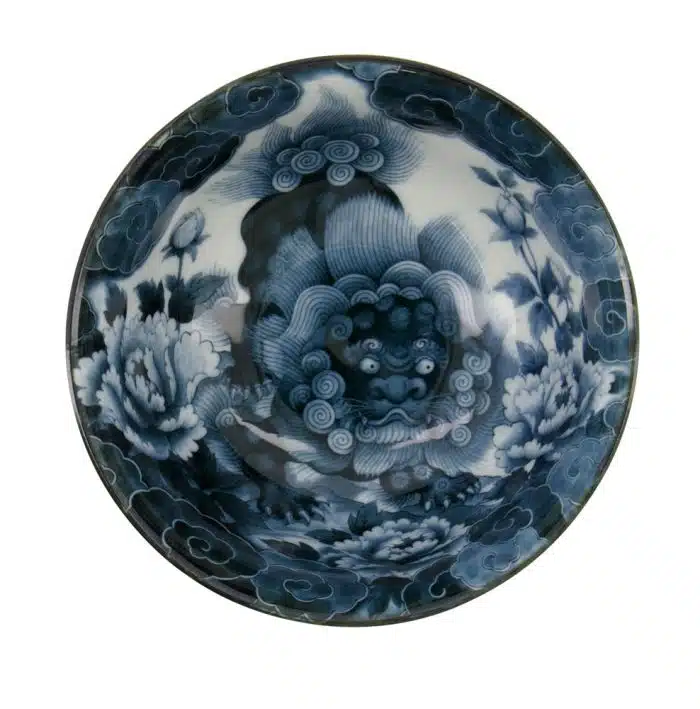 Tokyo Design Studio – Japonism - Lion - Tayo Bowl - Black - 350ml - 12.7x 6.8cm - Image 2