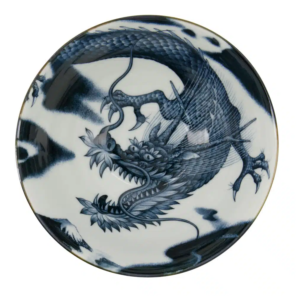 Tokyo Design Studio - Japonism Dragon - Ramen Bowl - Black - 17.8x8.8cm 1000ml - Image 2
