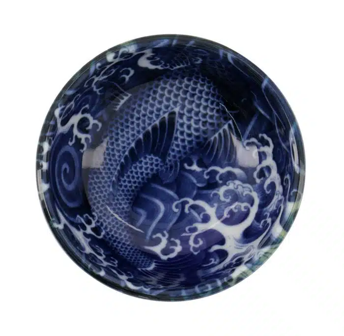 Tokyo Design Studio - Japonism Carp - Bowl - Blue - 8.7x3.7cm 95ml - Image 2