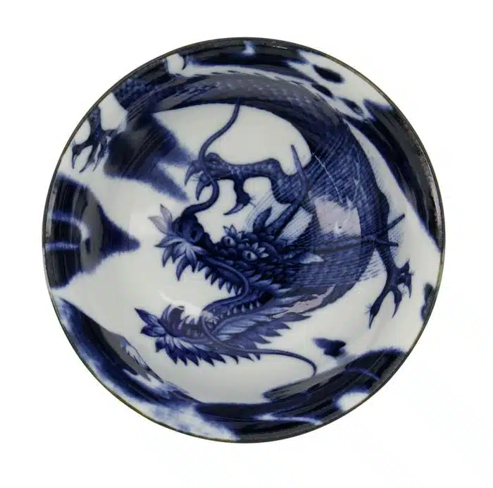 Tokyo Design Studio – Japonism Dragon – Tayo Bowl – Blue – 12.7×6.8cm 350ml - Image 2