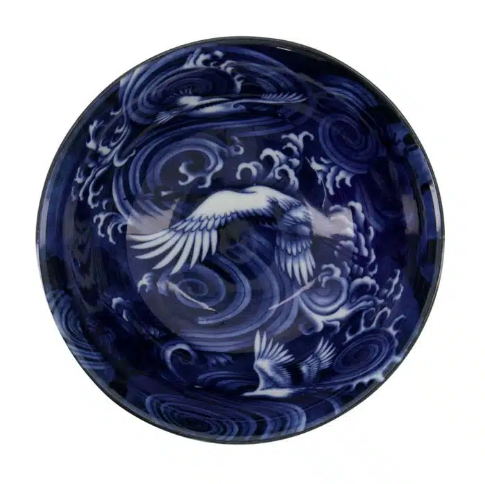 Tokyo Design Studio - Japonism Crane - Tayo Bowl - Blue - 14.7x6.9cm 500ml - Image 2