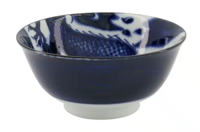 Tokyo Design Studio – Japonism Dragon – Tayo Bowl – Blue – 14.7x7.6cm 500ml