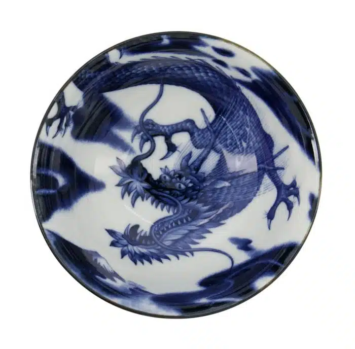 Tokyo Design Studio – Japonism Dragon – Tayo Bowl – Blue – 14.7x7.6cm 500ml - Image 2