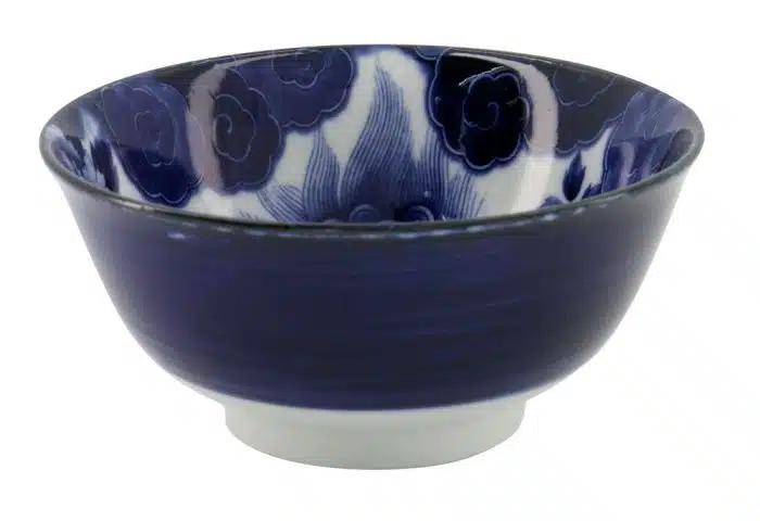 Tokyo Design Studio – Japonism Lion – Tayo Bowl – Blue – 14.7x7.6cm 500ml