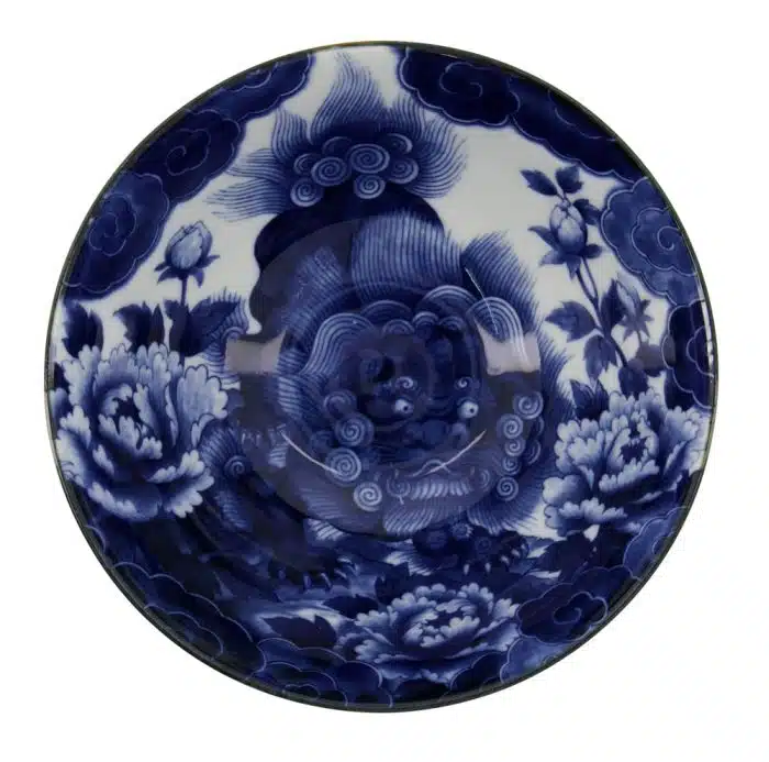 Tokyo Design Studio – Japonism Lion – Ramen Bowl – Blue – 17.8x8.8cm 1000ml - Image 2