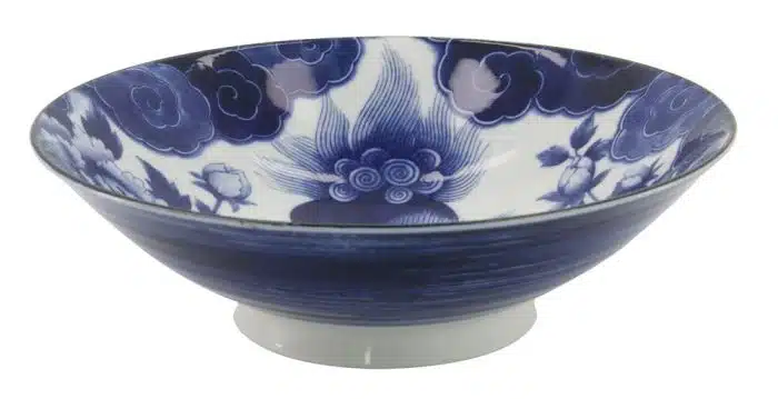 Tokyo Design Studio – Japonism Lion – Menbachi Bowl – Blue – 25.2x7.7cm 1600ml