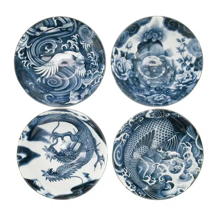 Tokyo Design Studio - Japonism - Ramen bowls - Set of 4 - 1000ml - Black - 17.8x8.8cm - Image 2